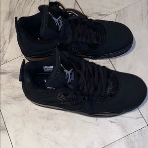 Jordan black cat 4's